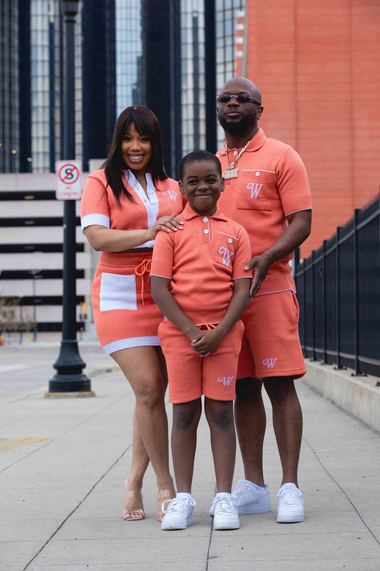 Alim Knitted Polo Set “Pantone”