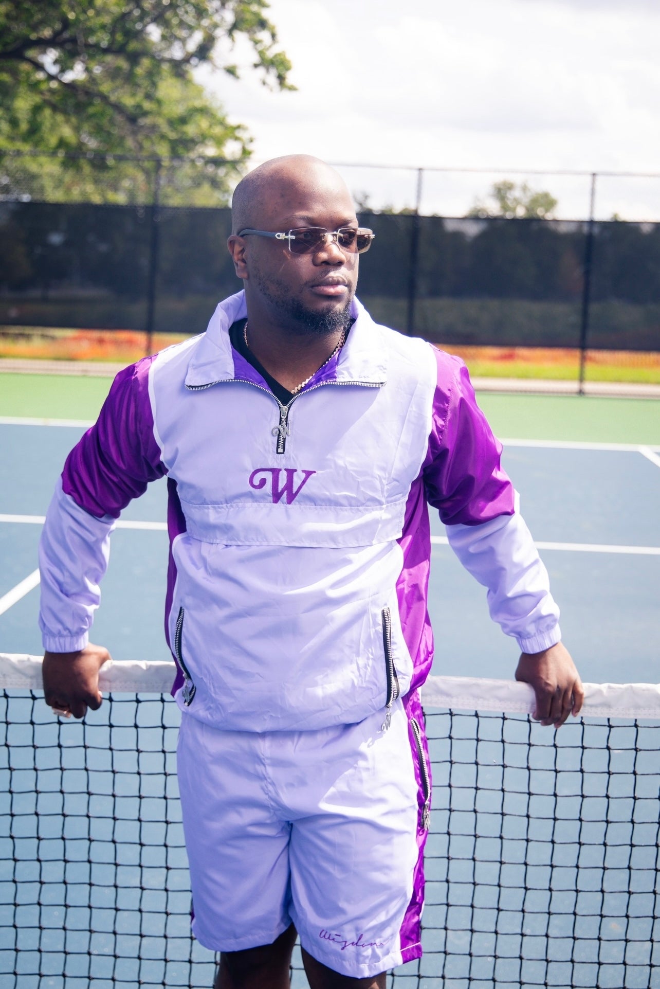 Vintage Windbreaker Set “Purple Haze”