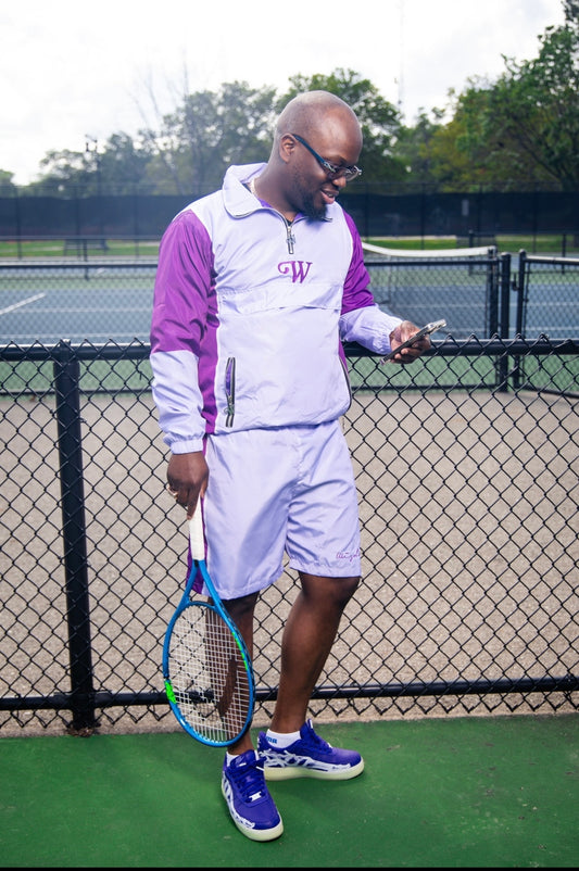 Vintage Windbreaker Set “Purple Haze”